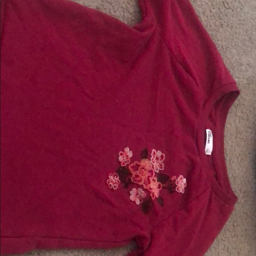 Girl sweatshirt with ballon sleeves